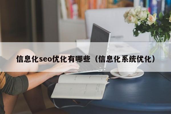 信息化seo優(yōu)化有哪些(信息化系統(tǒng)優(yōu)化)