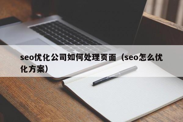 seo優(yōu)化公司如何處理頁面(seo怎么優(yōu)化方案)