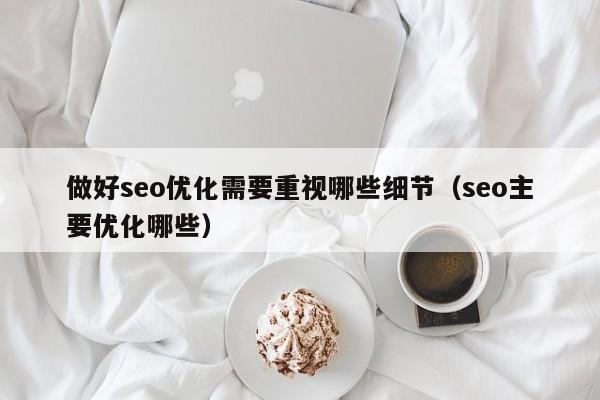 做好seo優(yōu)化需要重視哪些細(xì)節(jié)(seo主要優(yōu)化哪些)