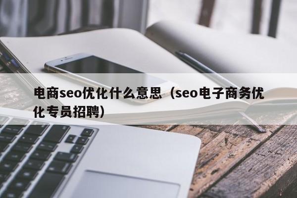 電商seo優(yōu)化什么意思(seo電子商務優(yōu)化專員招聘)