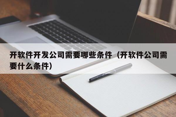 開軟件開發(fā)公司需要哪些條件(開軟件公司需要什么條件)